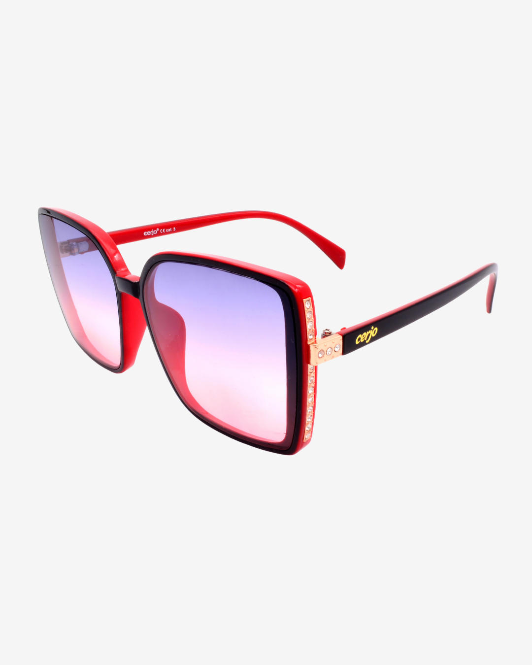 black / red
