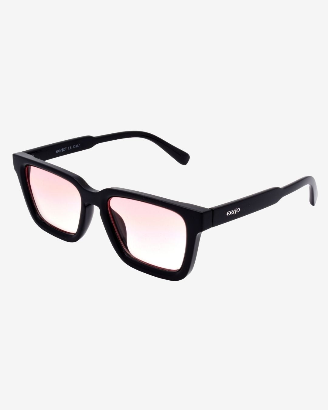 black / gradiant pink to clear