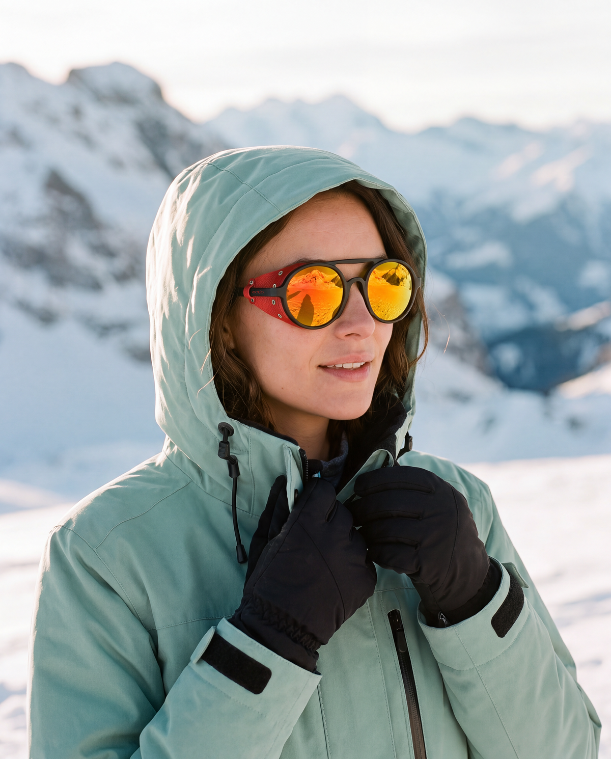 black / red